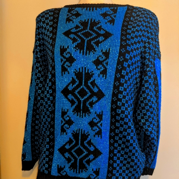 St. Michael Vintage Sparkle Sweater Size 16-18 - Picture 1 of 1